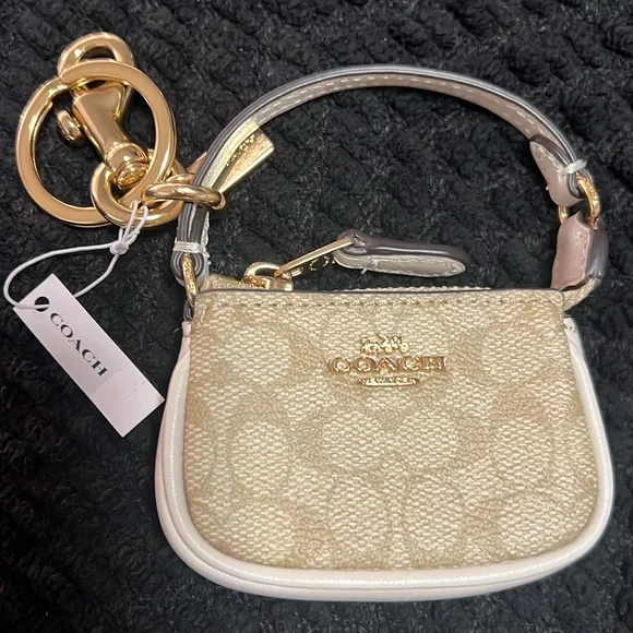 💛NWT Coach Mini Bag Charm - Picture 9 of 16